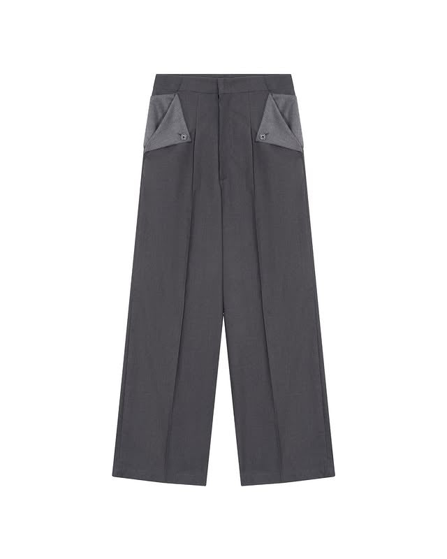 Layered-Pocket Trousers