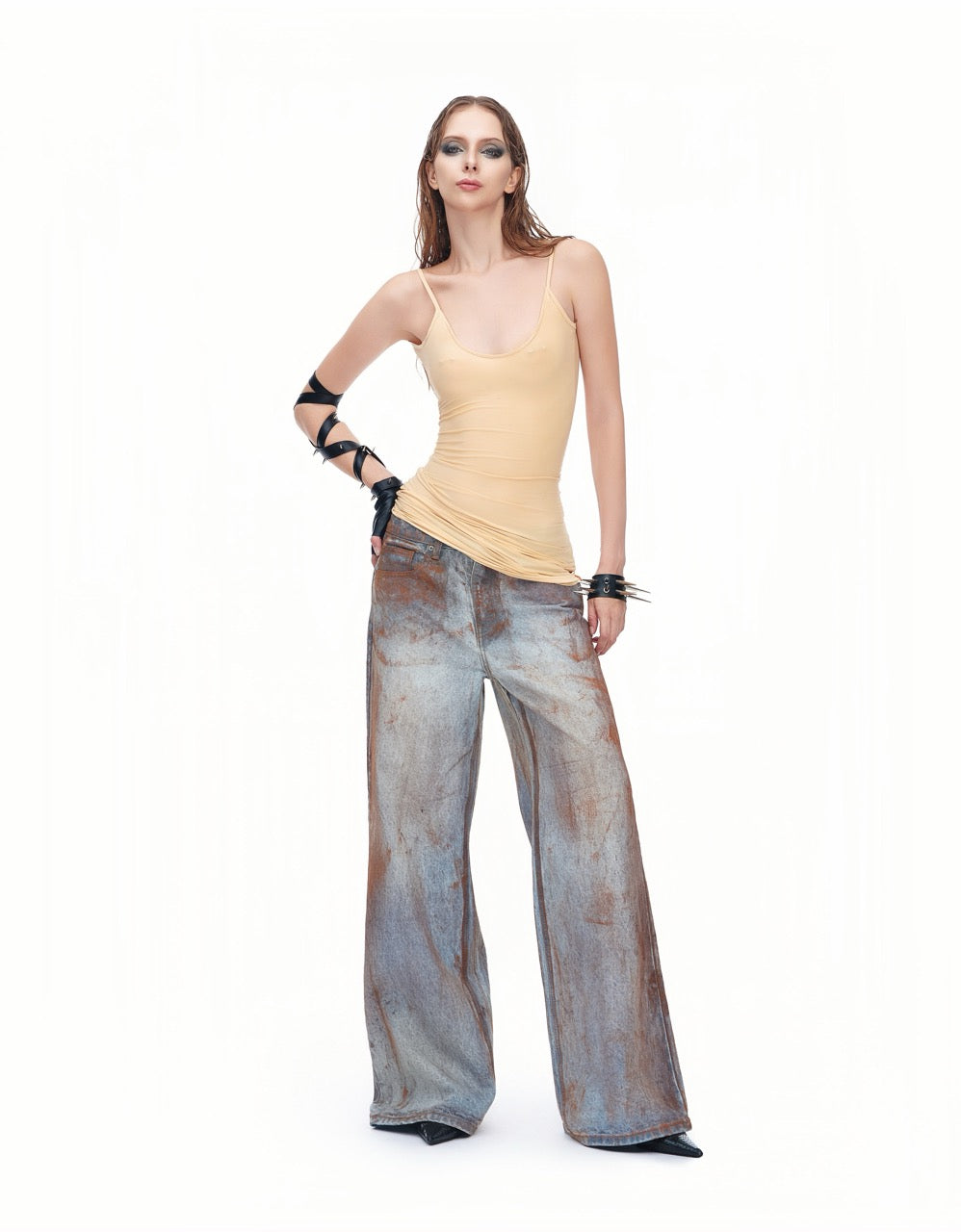 Nude Rucher Tanktop Linis Astoud 