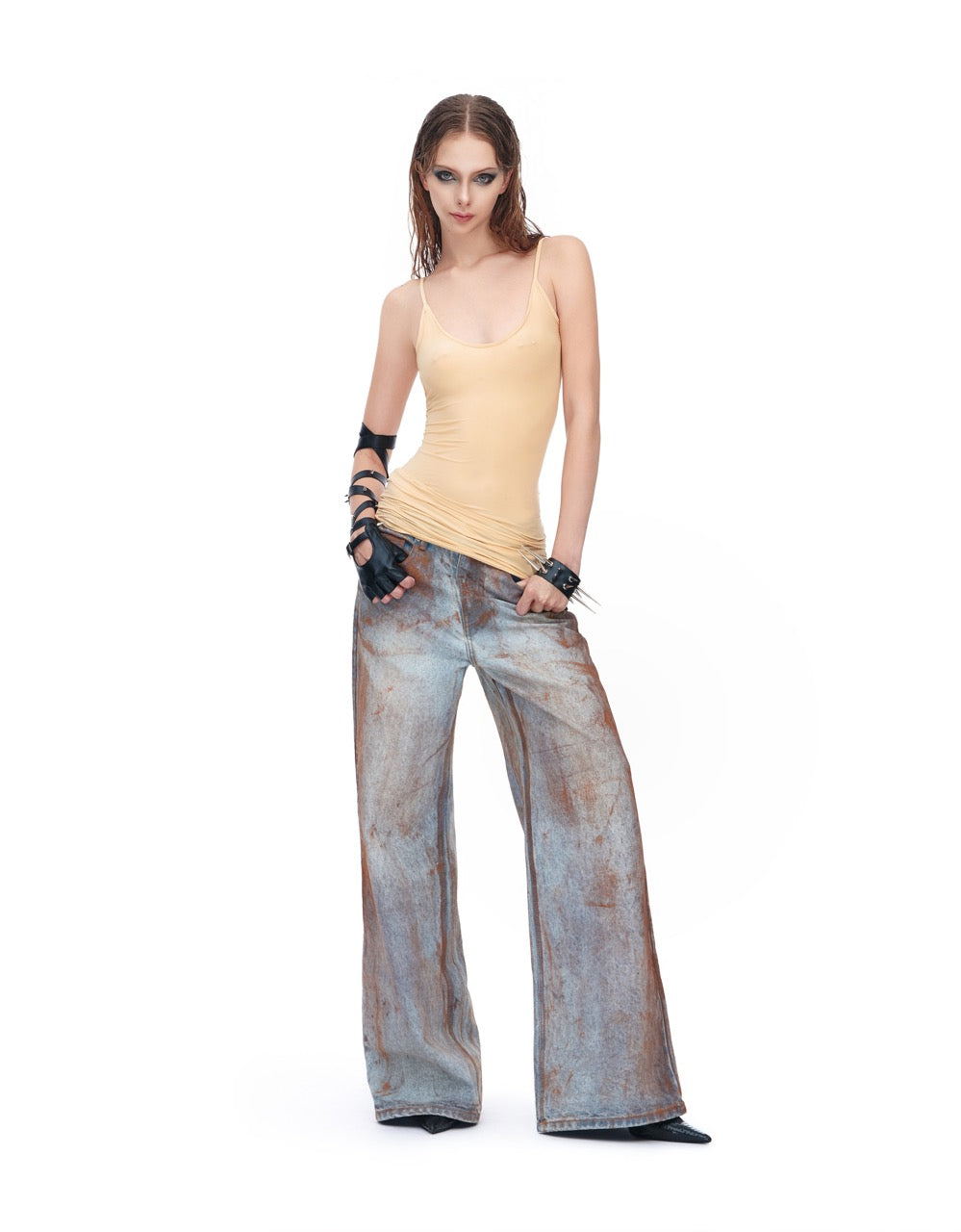 Nude Rucher Tanktop Linis Astoud 