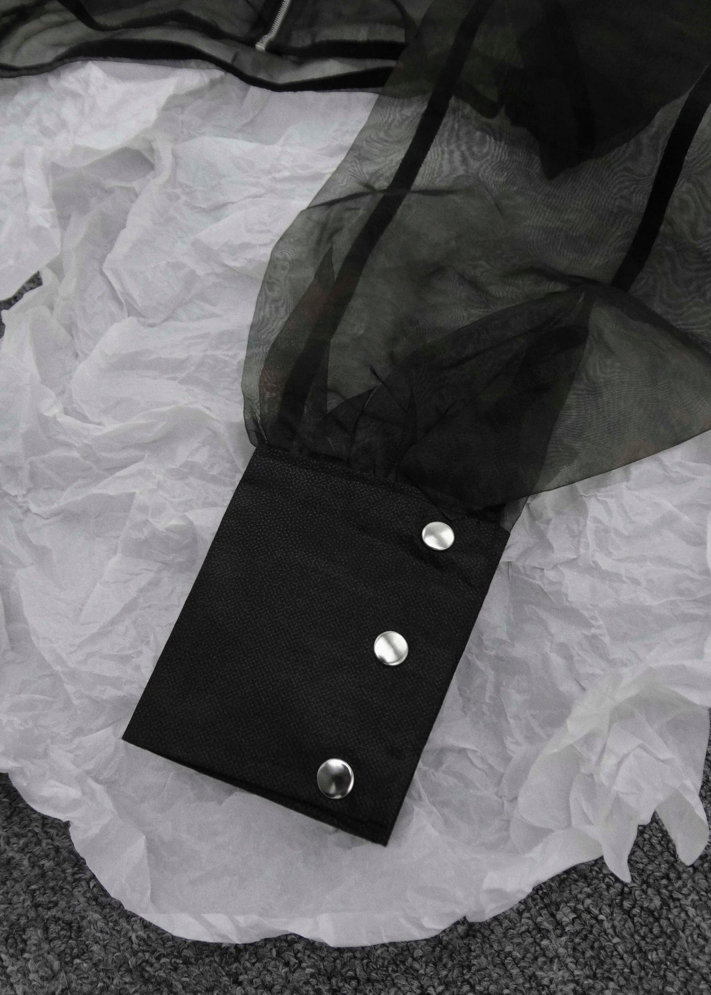 None See Through Croptop Jacket Tatichu Astoud
