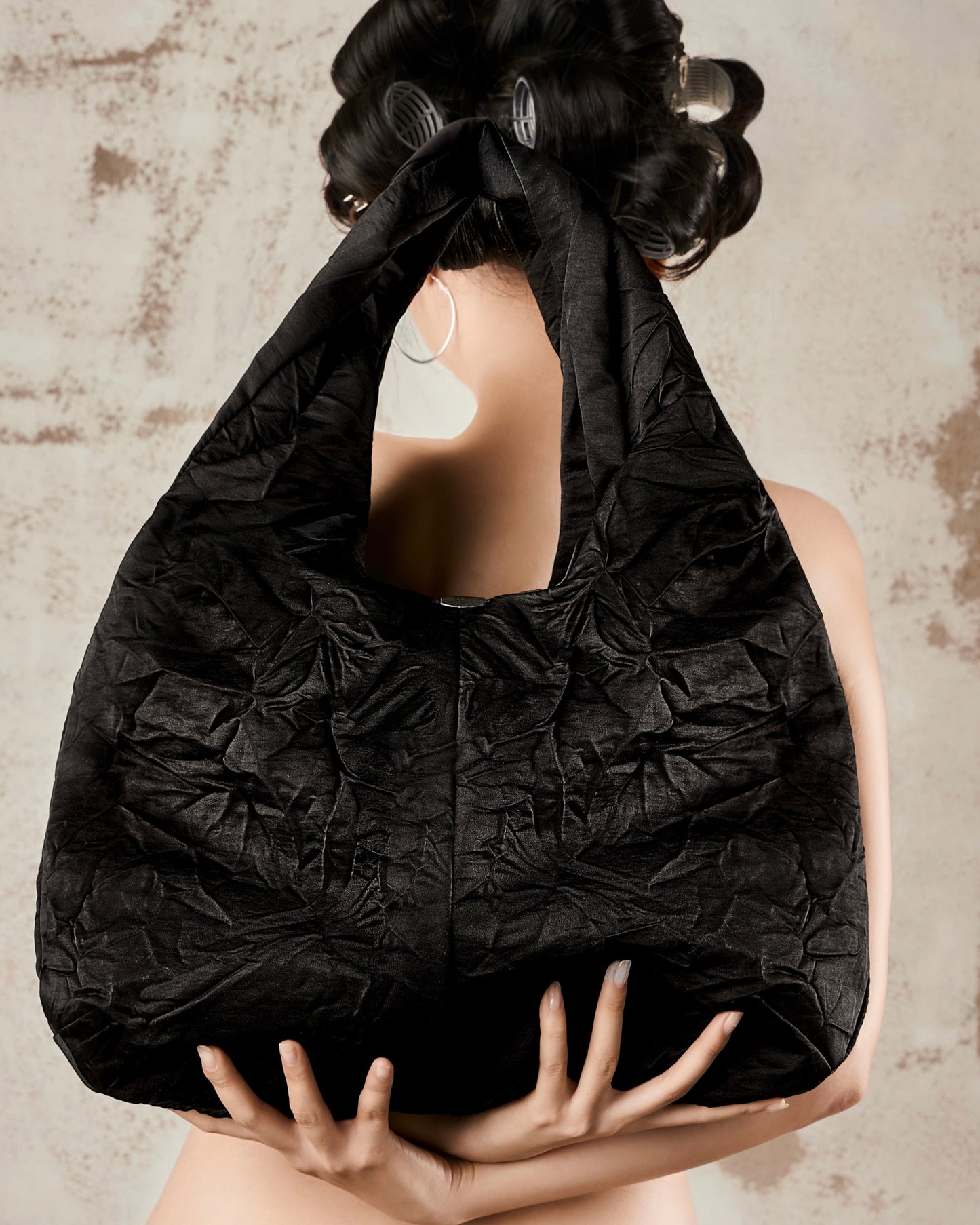 Sac en jean délavé Bubble Gum