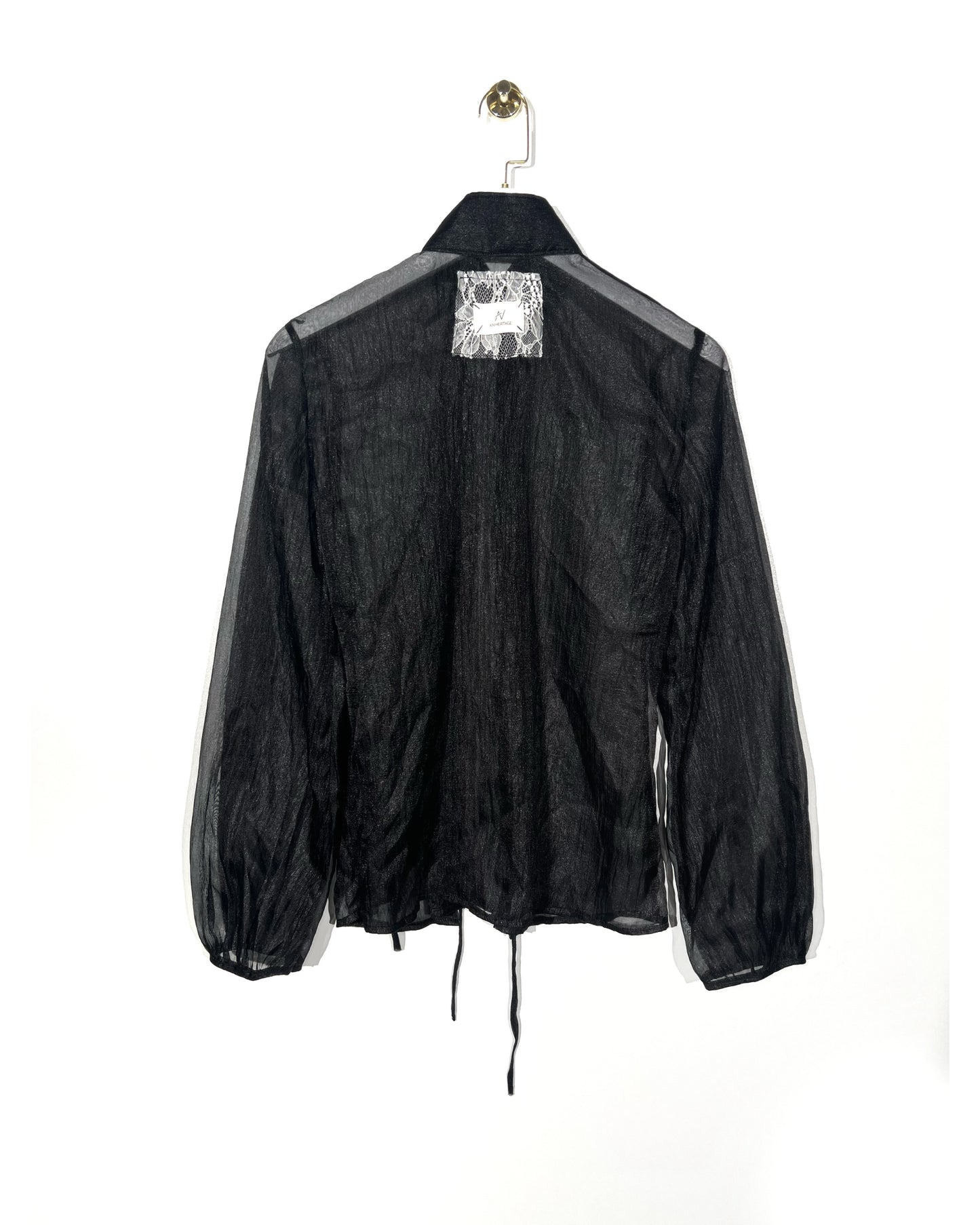 black-phấn-sương-chiffon-blouse an heritage astoud