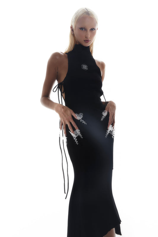 atlantis-midi-dress-Noir-et-Blanc