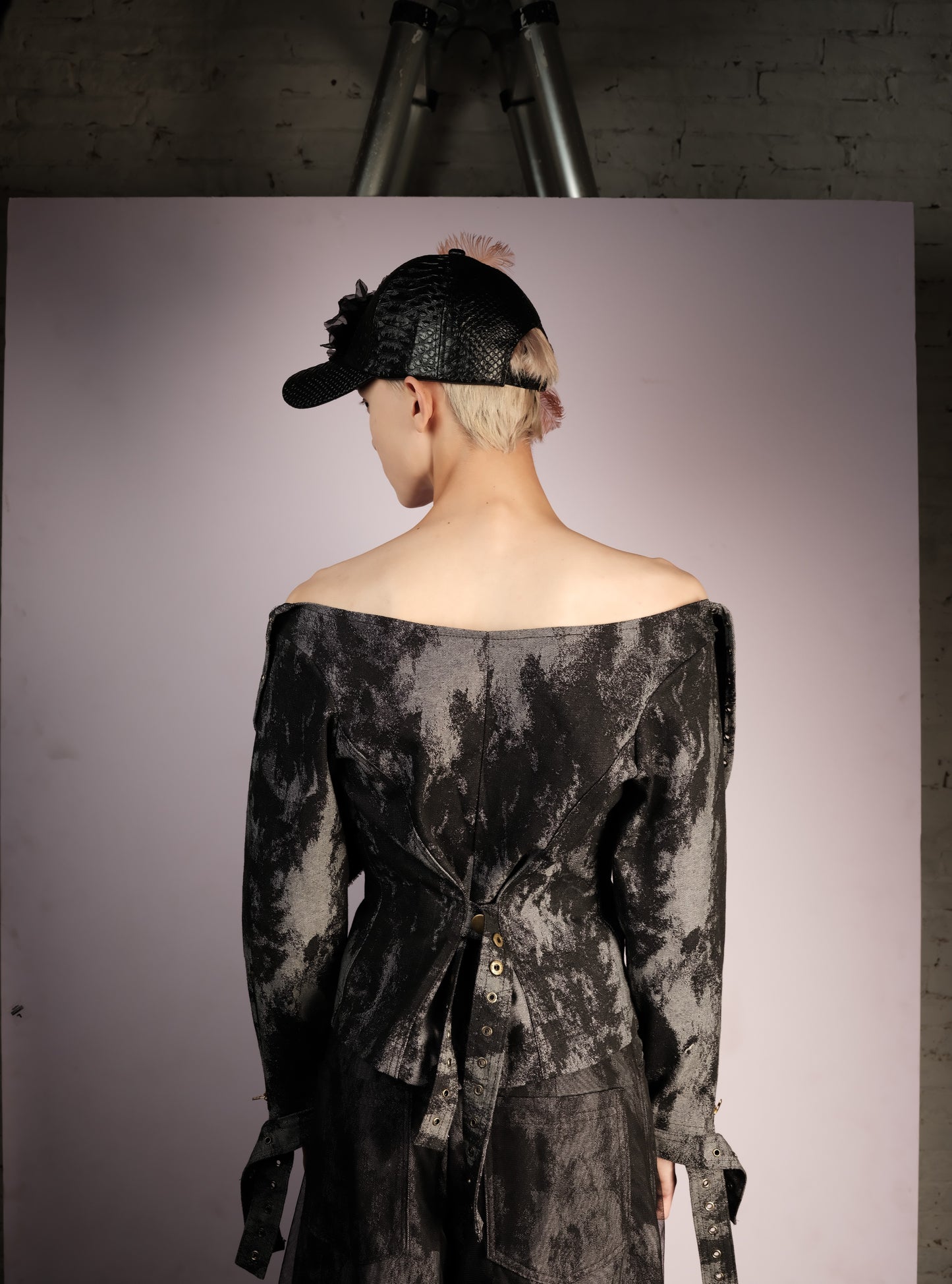cai-then-denim-off-shoulder-shirt an heritage astoud