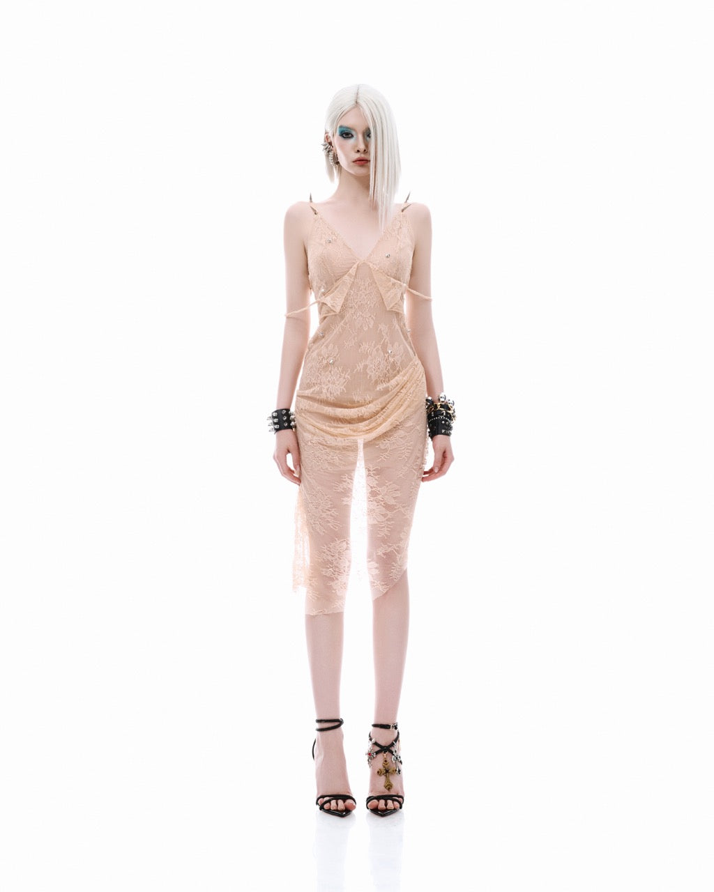 Nude Monica Dress liniss astoud 