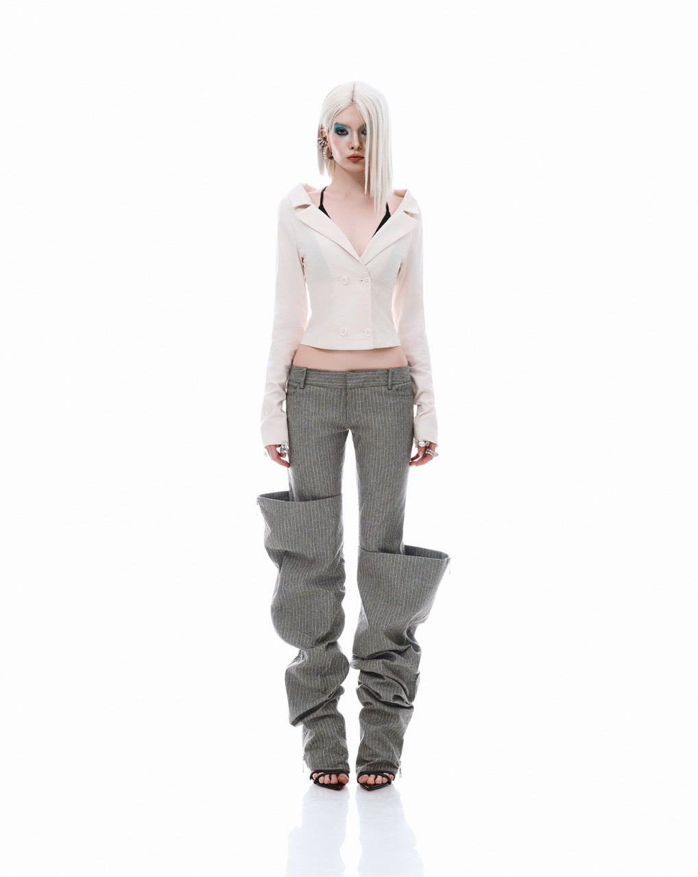 Boot Pants Grey liniss astoud 