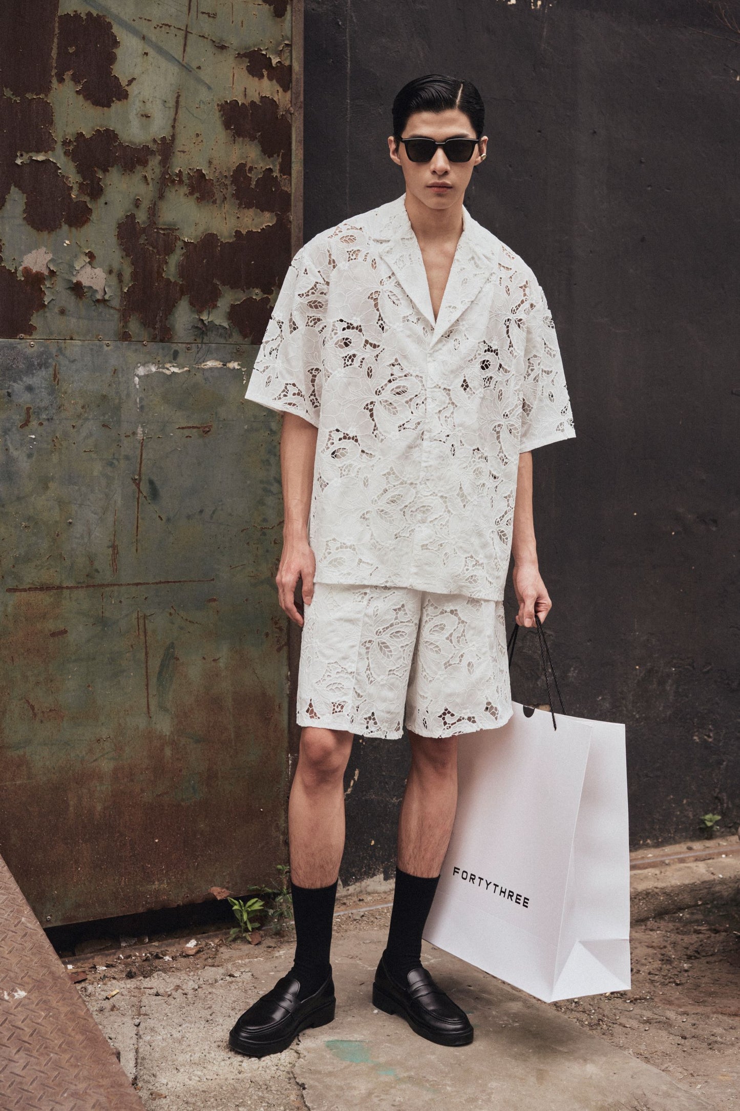 white-lace-bermuda-shorts-FORTYTHREE