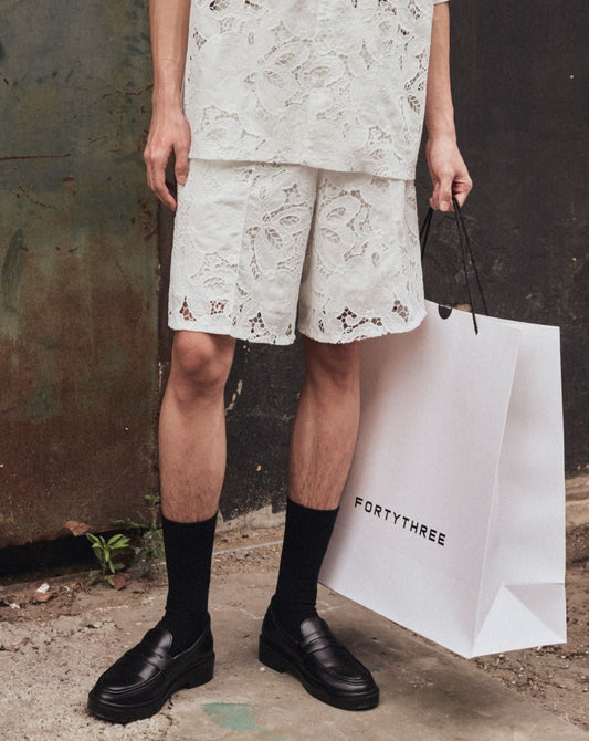 white-lace-bermuda-shorts-FORTYTHREE