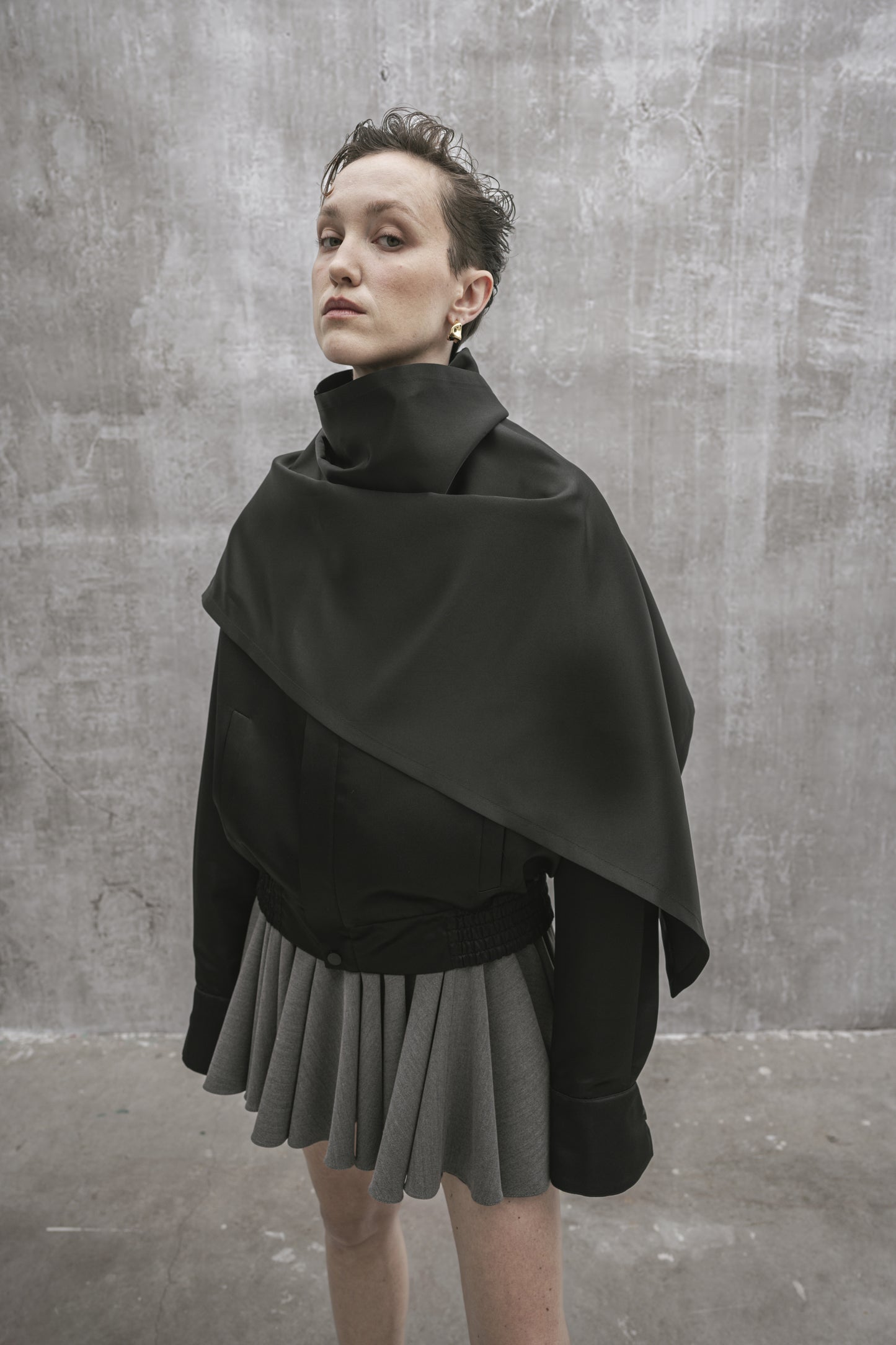 s25-unisex-black-taffeta-jacket fortythree astoud