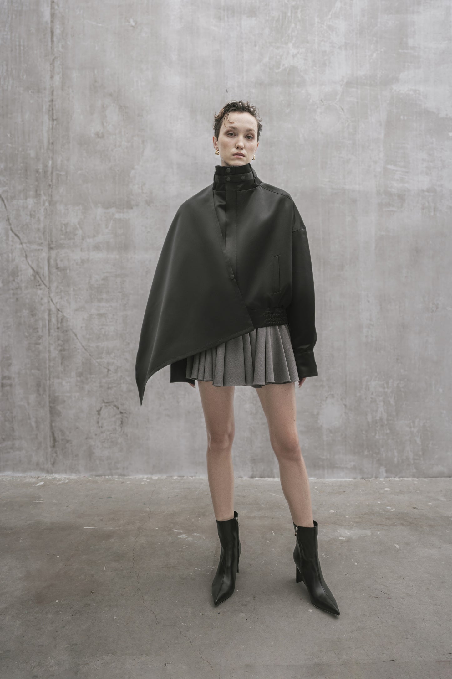 s25-unisex-black-taffeta-jacket fortythree astoud