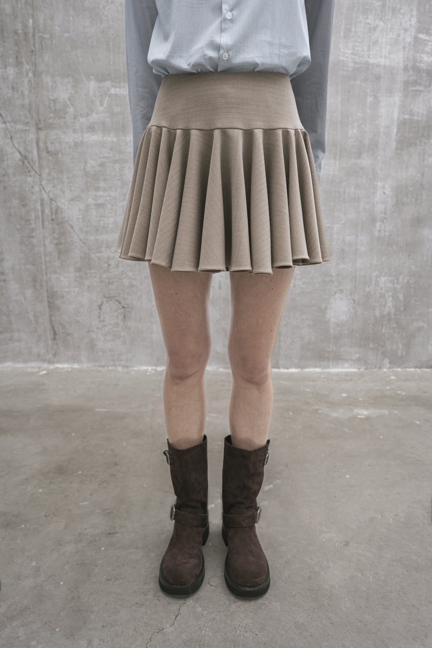 s25-womens-beige-wool-suiting-skirt fortythree astoud