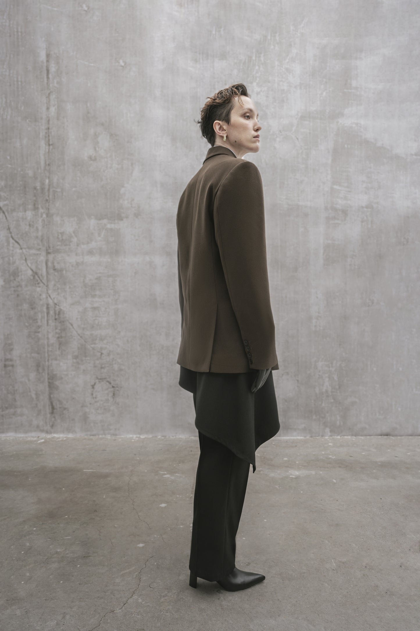 s25-unisex-dark-brown-wool-blazer fortythree astoud