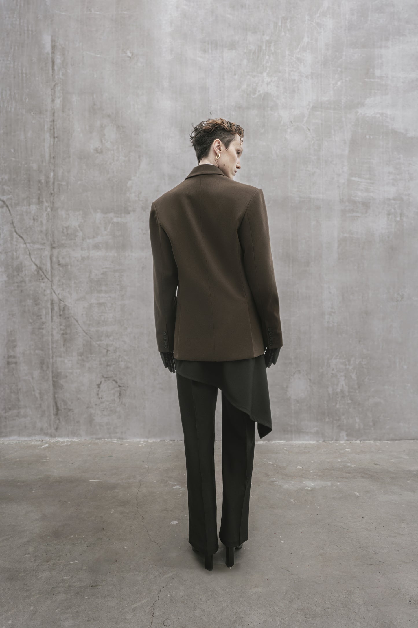 s25-unisex-dark-brown-wool-blazer fortythree astoud