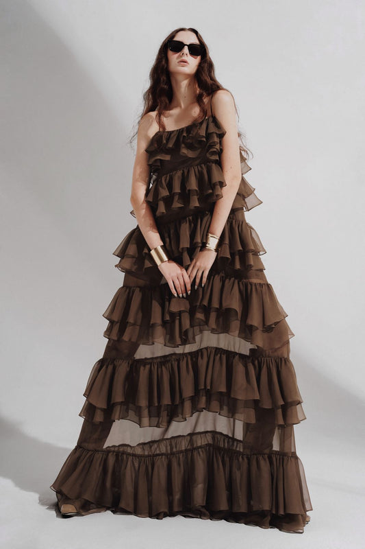 brown-sheer-ruffled-maxi-dress-FORTYTHREE