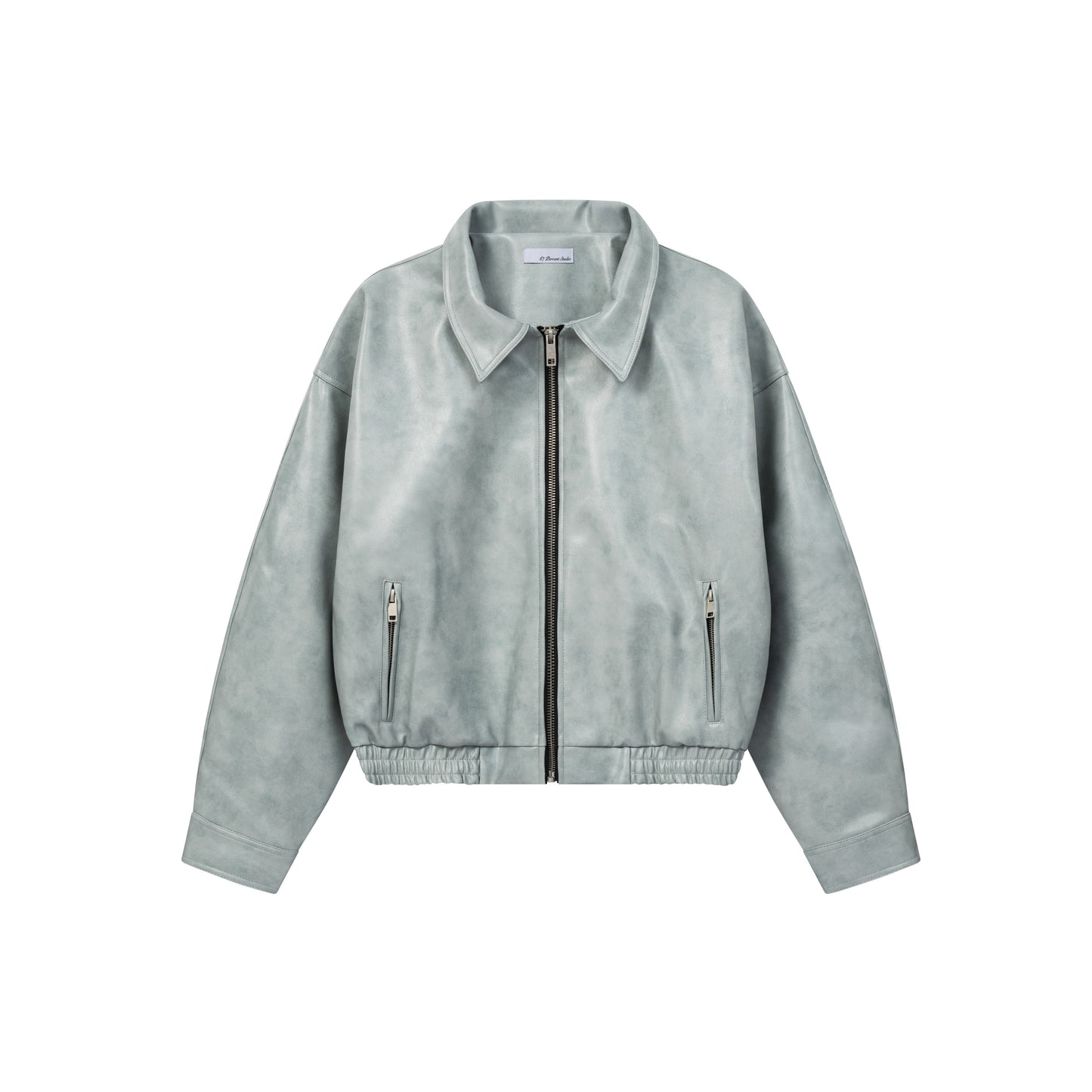 Light Blue Yankee Leather Jacket