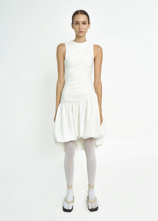 draped-balloon-mini-dress-white