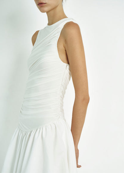 draped-balloon-mini-dress-white
