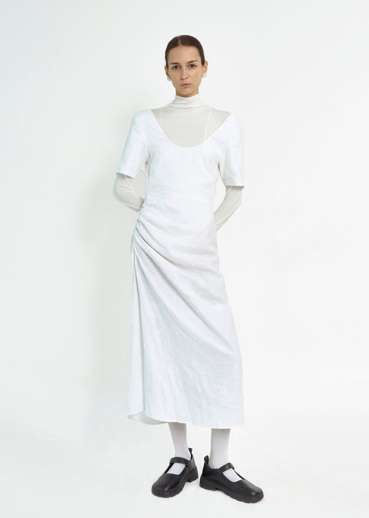 ruched-hip-dress