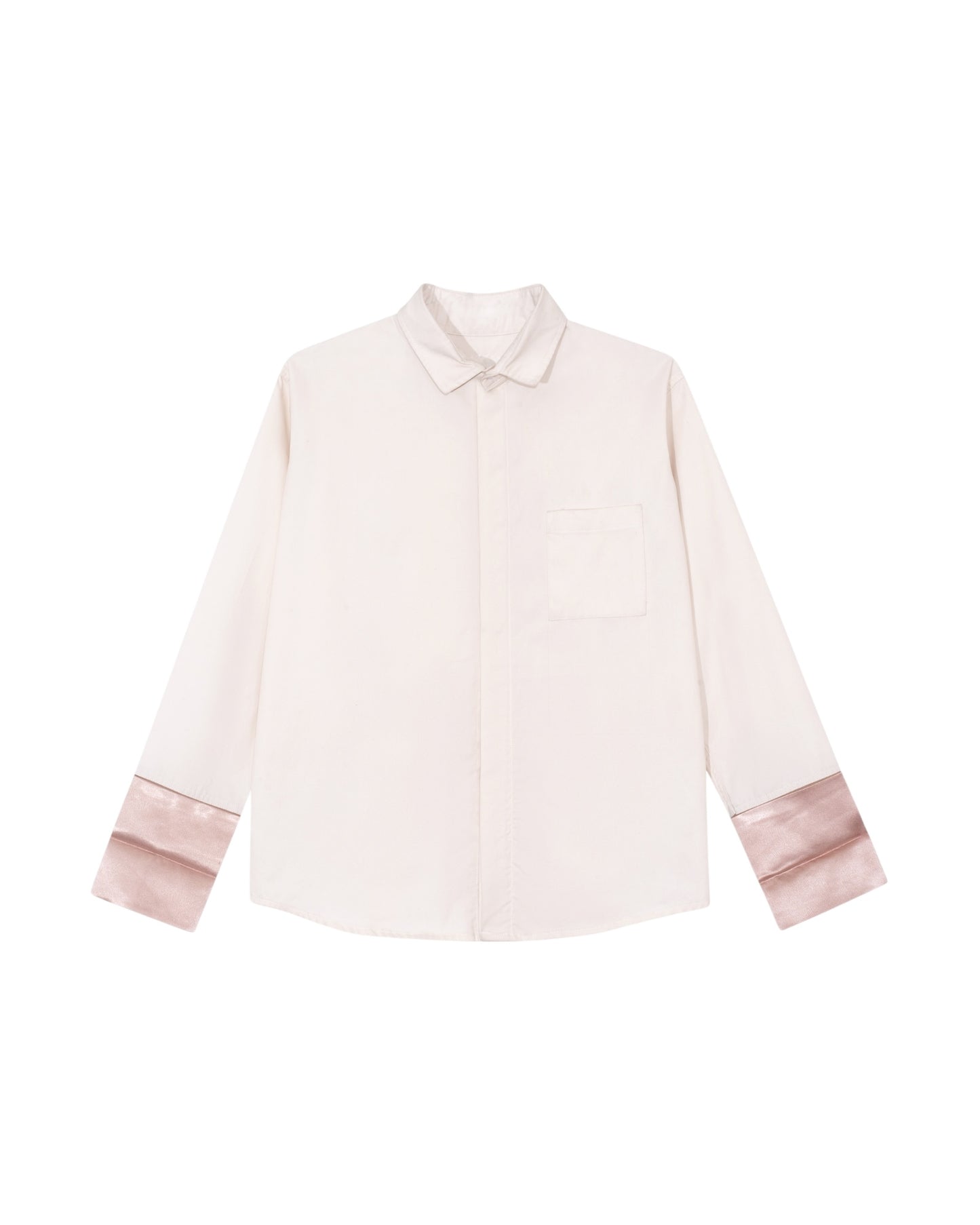 Cream Multi-cuff Shirt