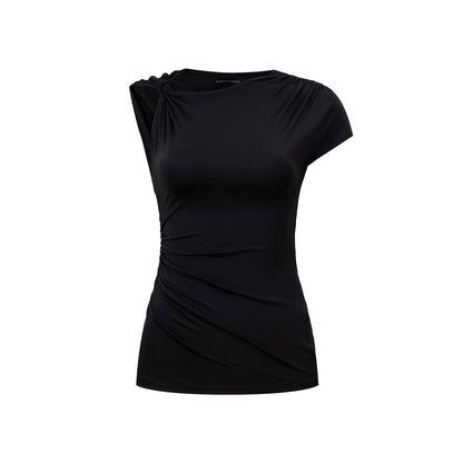 Women's Black Cotton Tank Top
