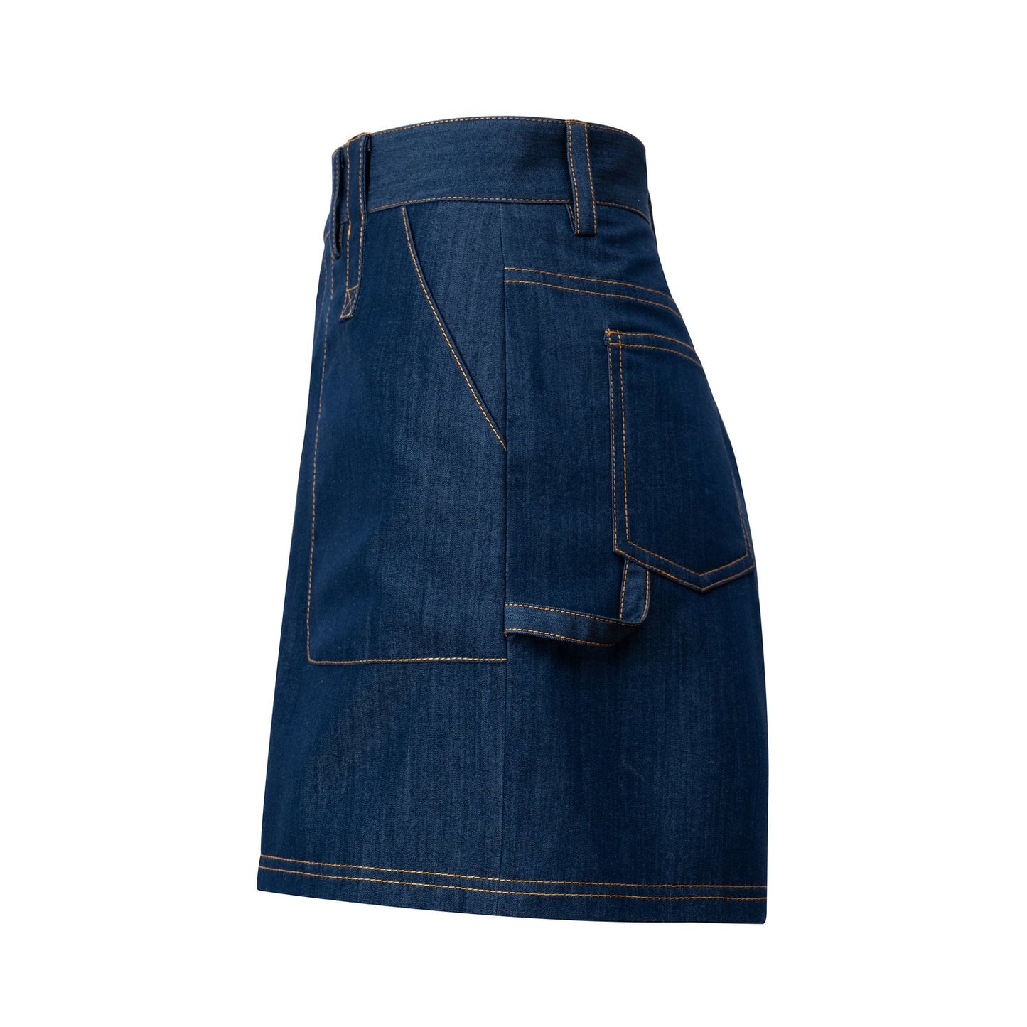 Silk Denim Shorts
