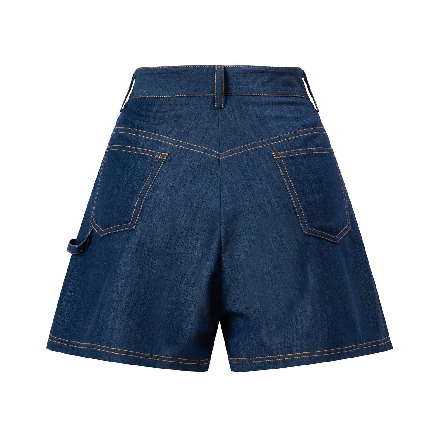Silk Denim Shorts