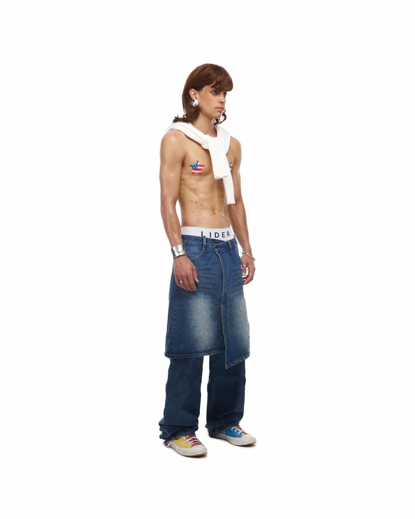 layered-kilt-jeans-LIDER