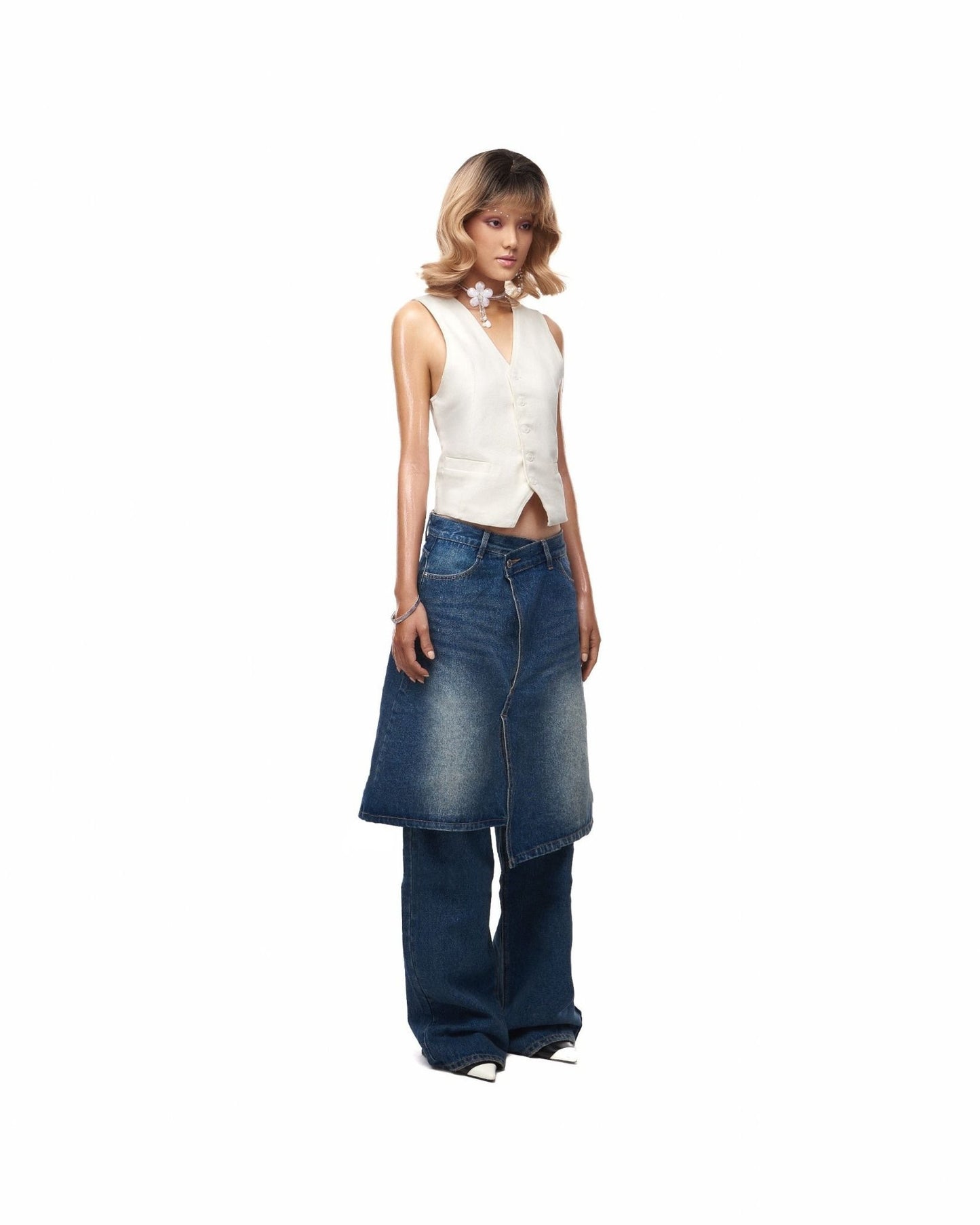 layered-kilt-jeans-LIDER