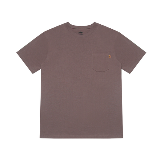 Brown Pocket Tee