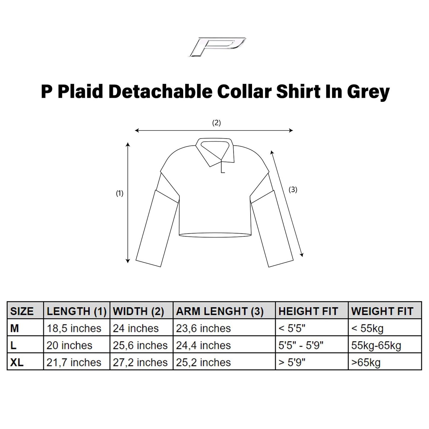 p-plaid-detachable-colar-shirt-black-THEPRSN