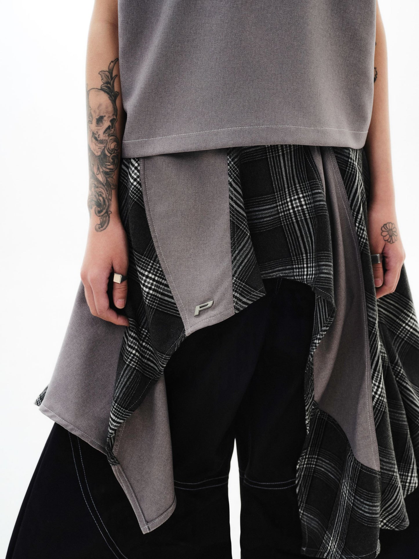 p-plaid-zip-layering-skirt-grey-THEPRSN