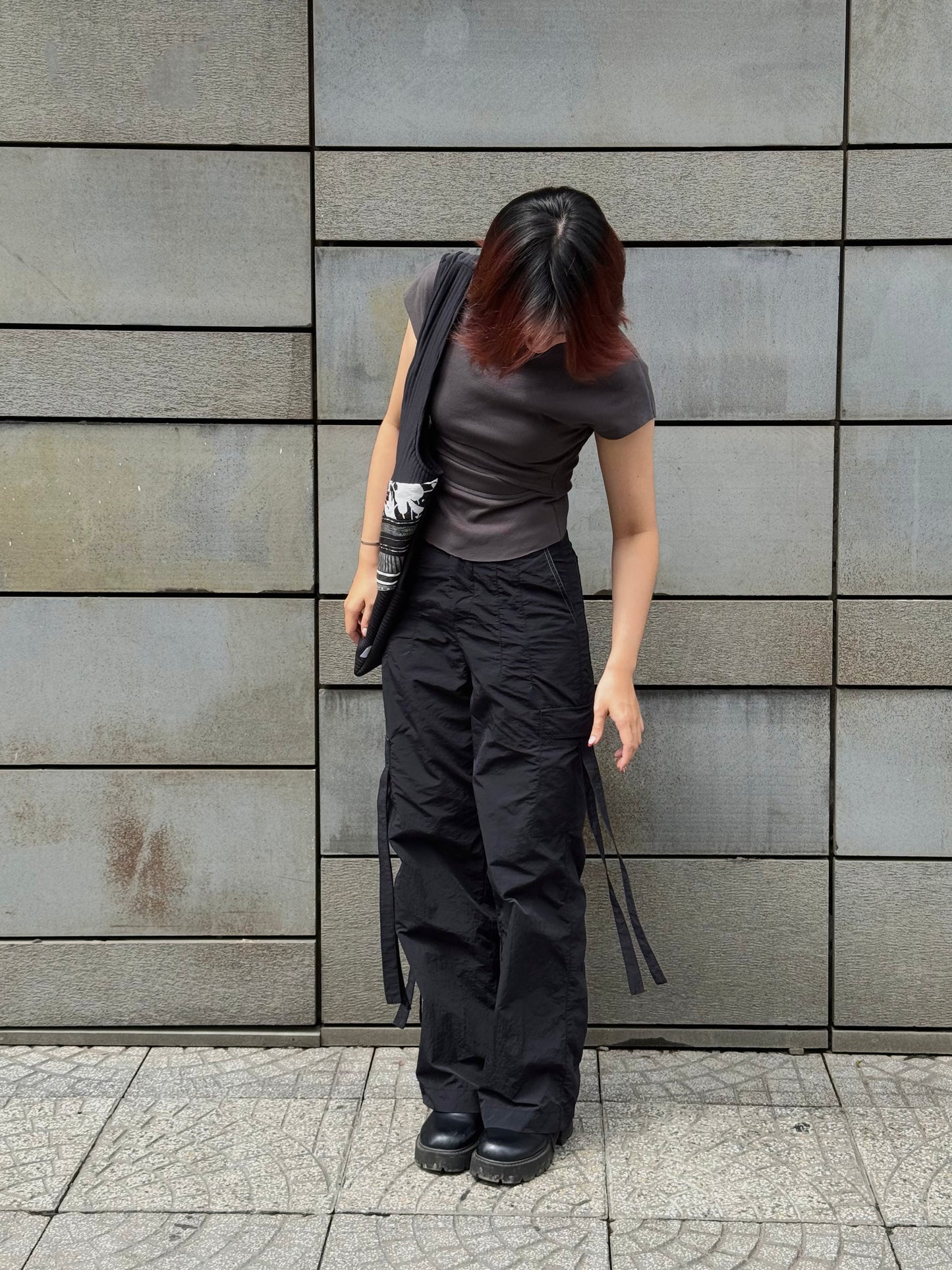 黑色 Chiều Tà 裤子