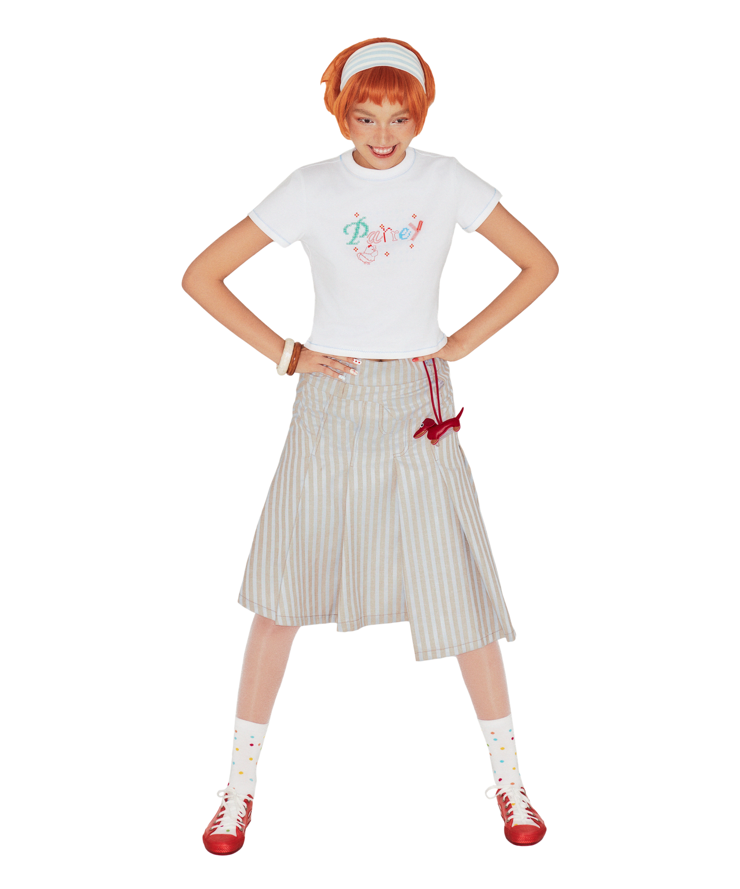 Beige Ribambelle Skirt parrey astoud 