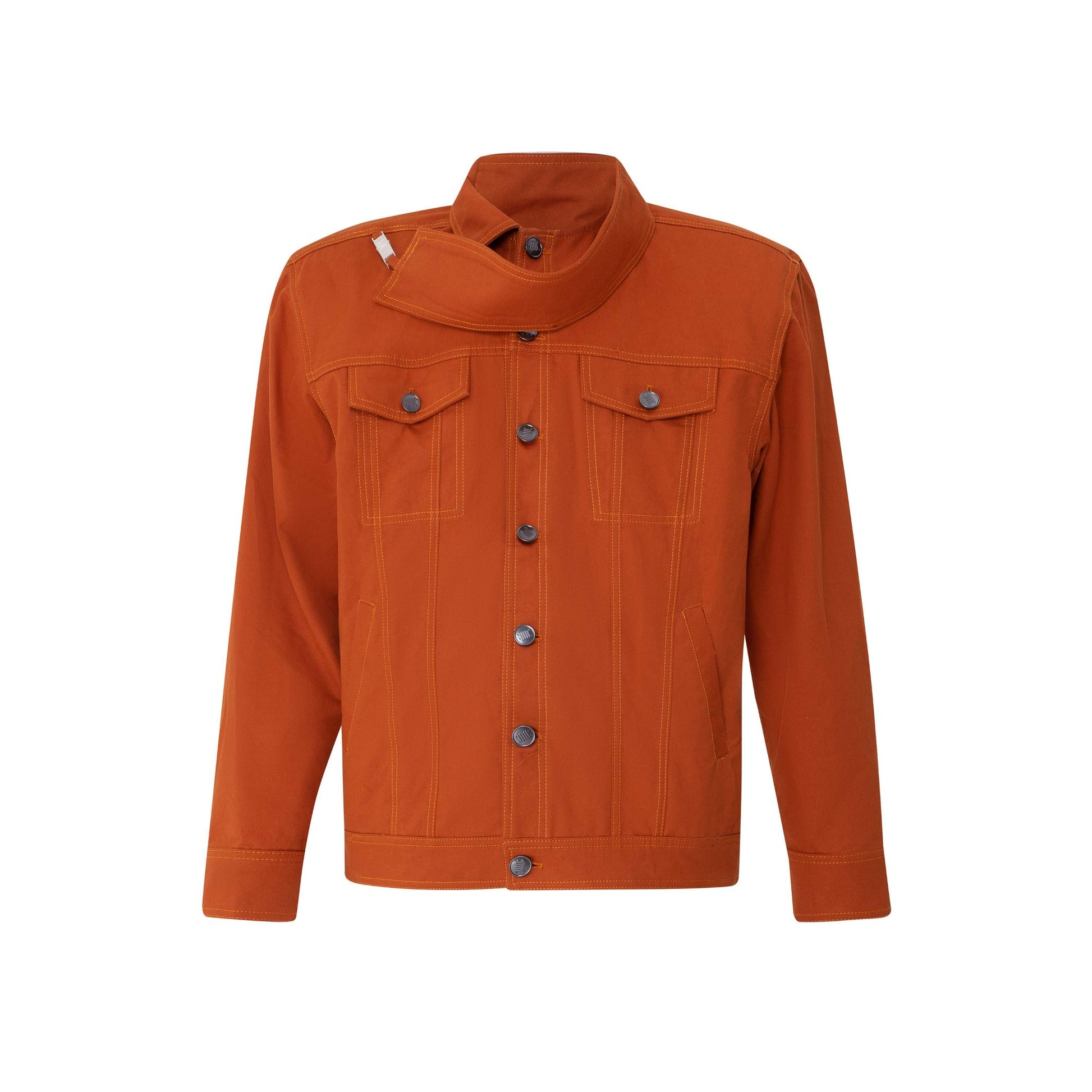 scarf-khaki-jacket-orange-DUC-STUDIO
