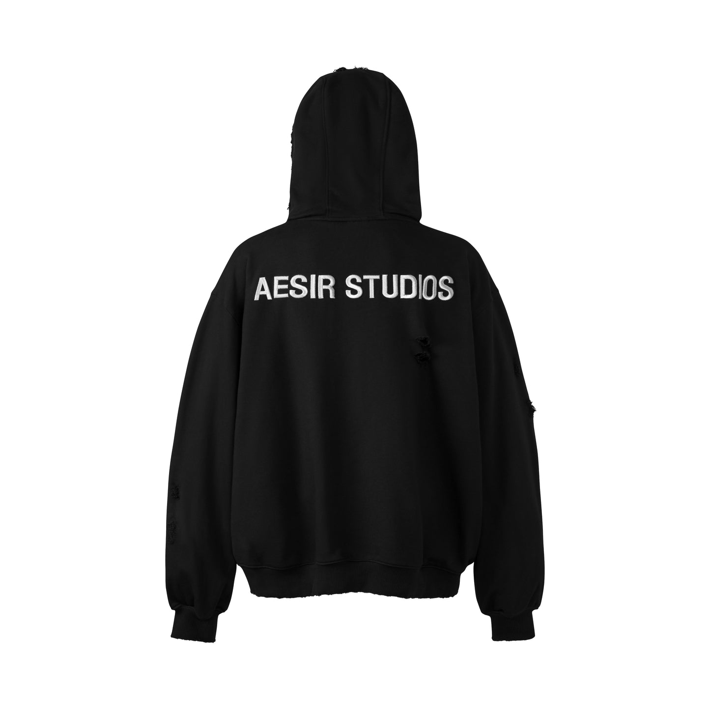 ssss-unisex-black-logo-embroidery-hoodie aesir astoud