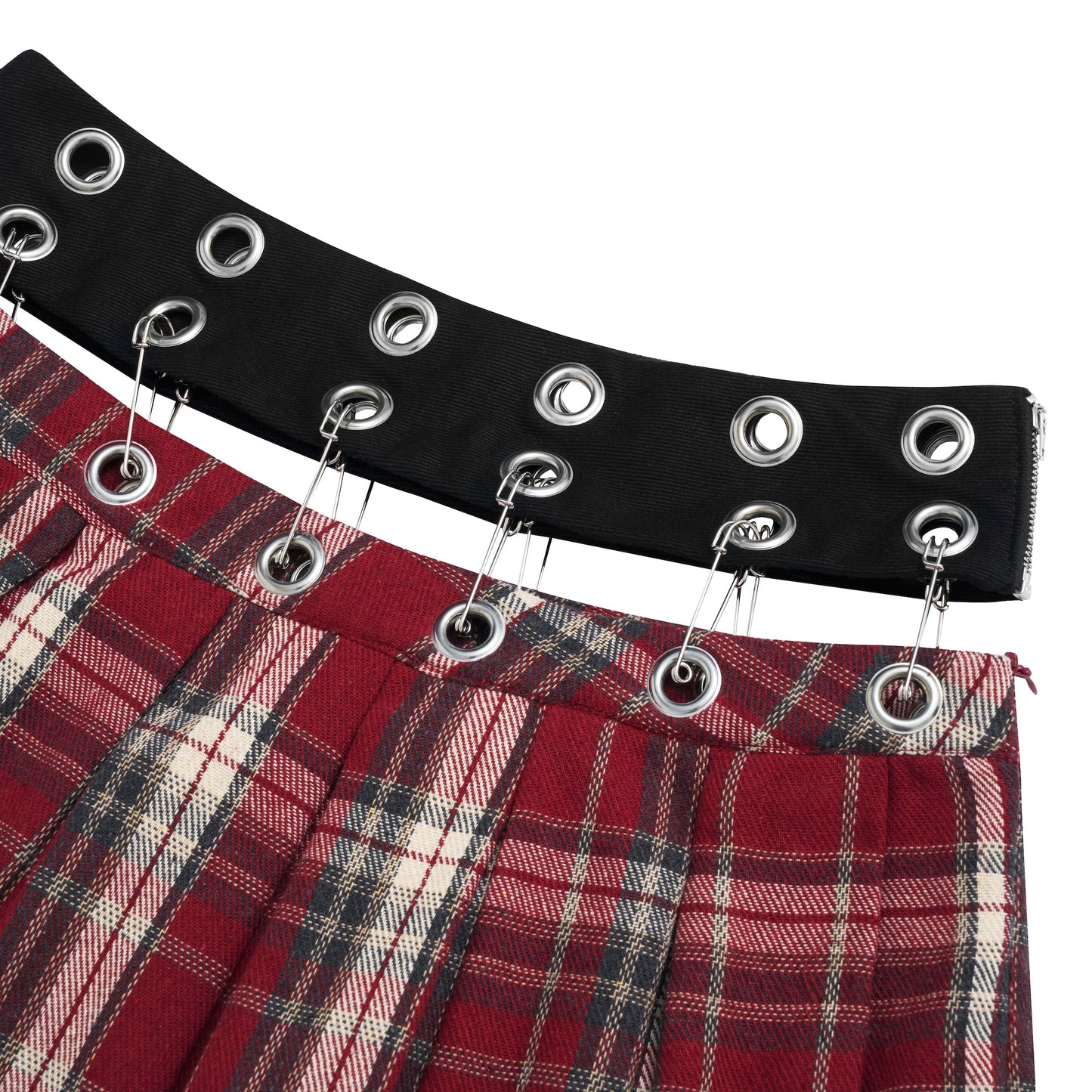 ssss-unisex-red-vintage-scott-pin-skirt aesir astoud