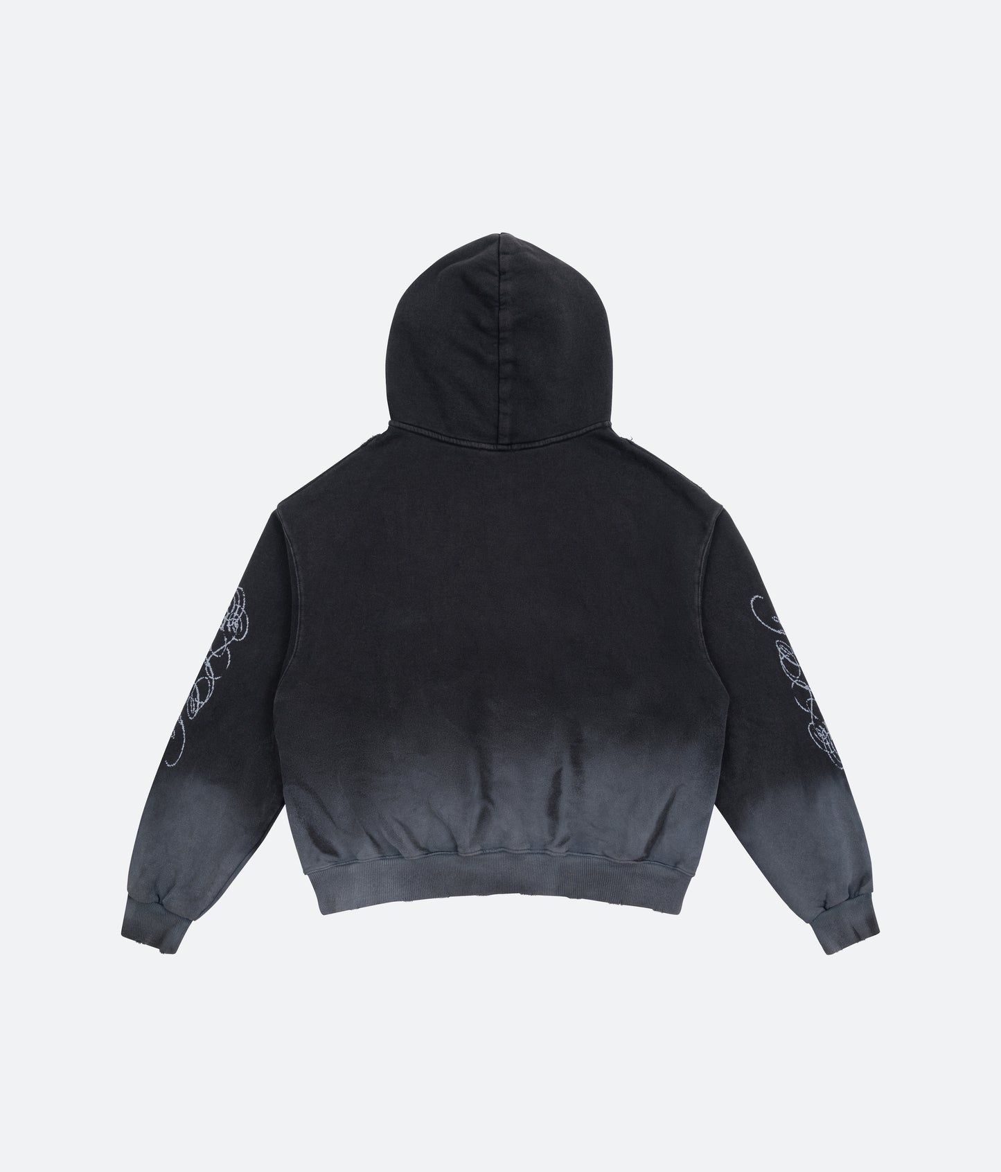 FRAGILE® Script Logo Washed Zip-up fragile club astoud