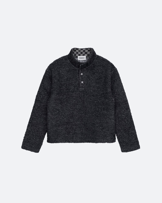 FRAGILE® Dark Gray Fleece Pullover fragile club astoud