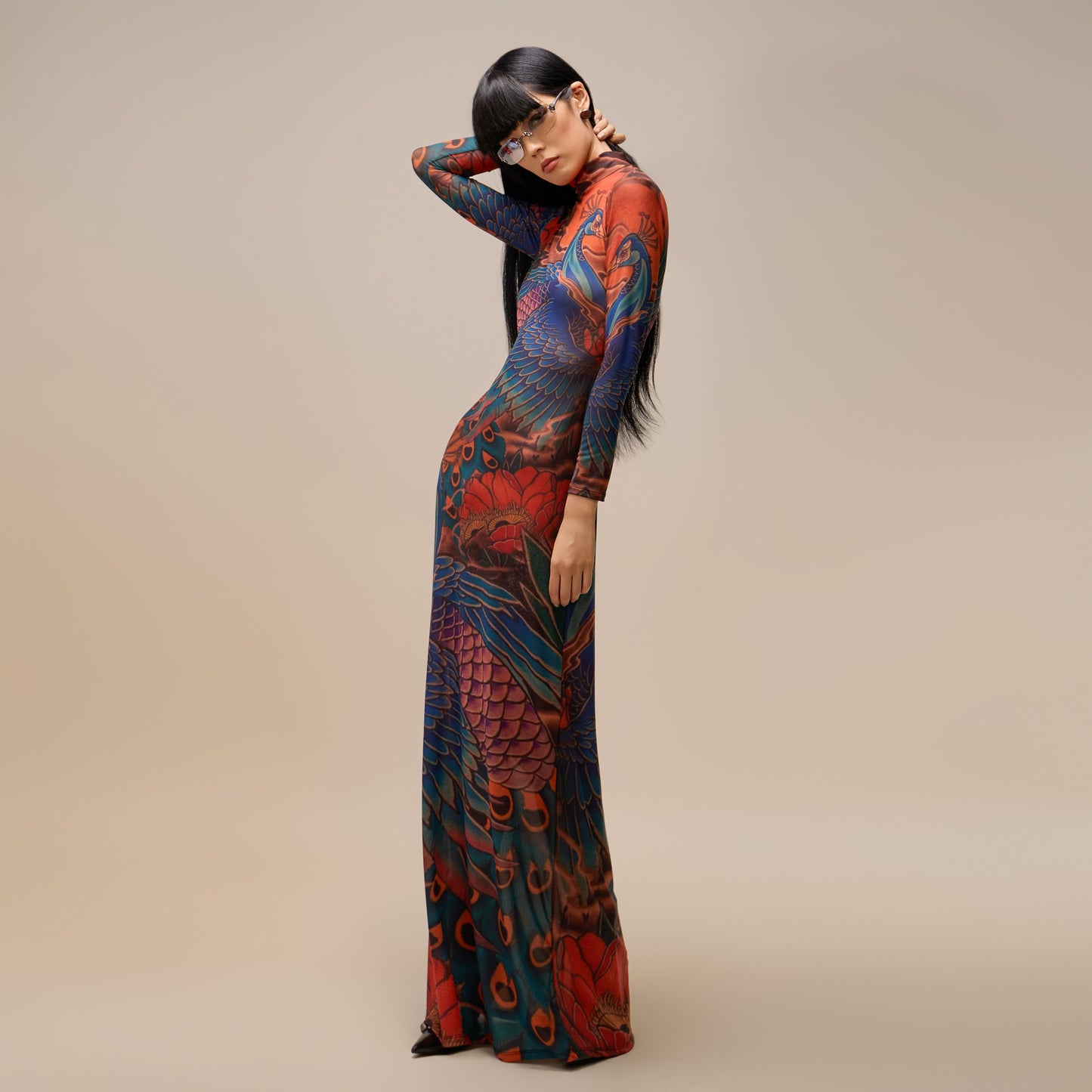 peacock-tattoo-ao-dai ducstudio astoud