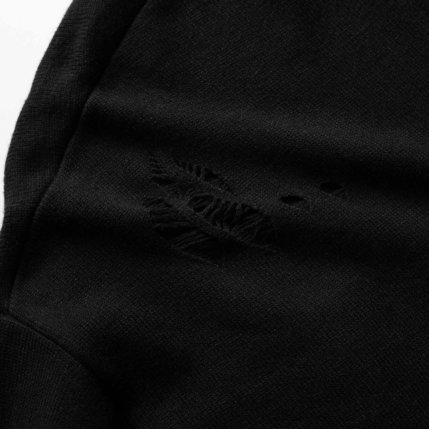 Black ATLU Two Way Zip Sweater