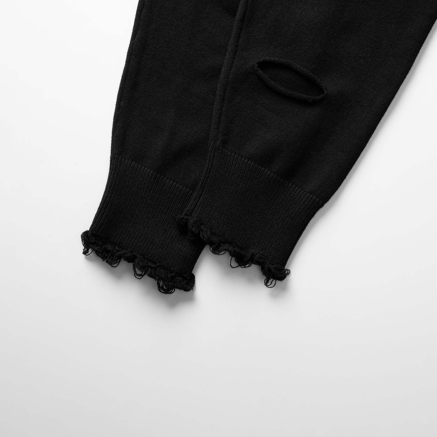 Black ATLU Two Way Zip Sweater