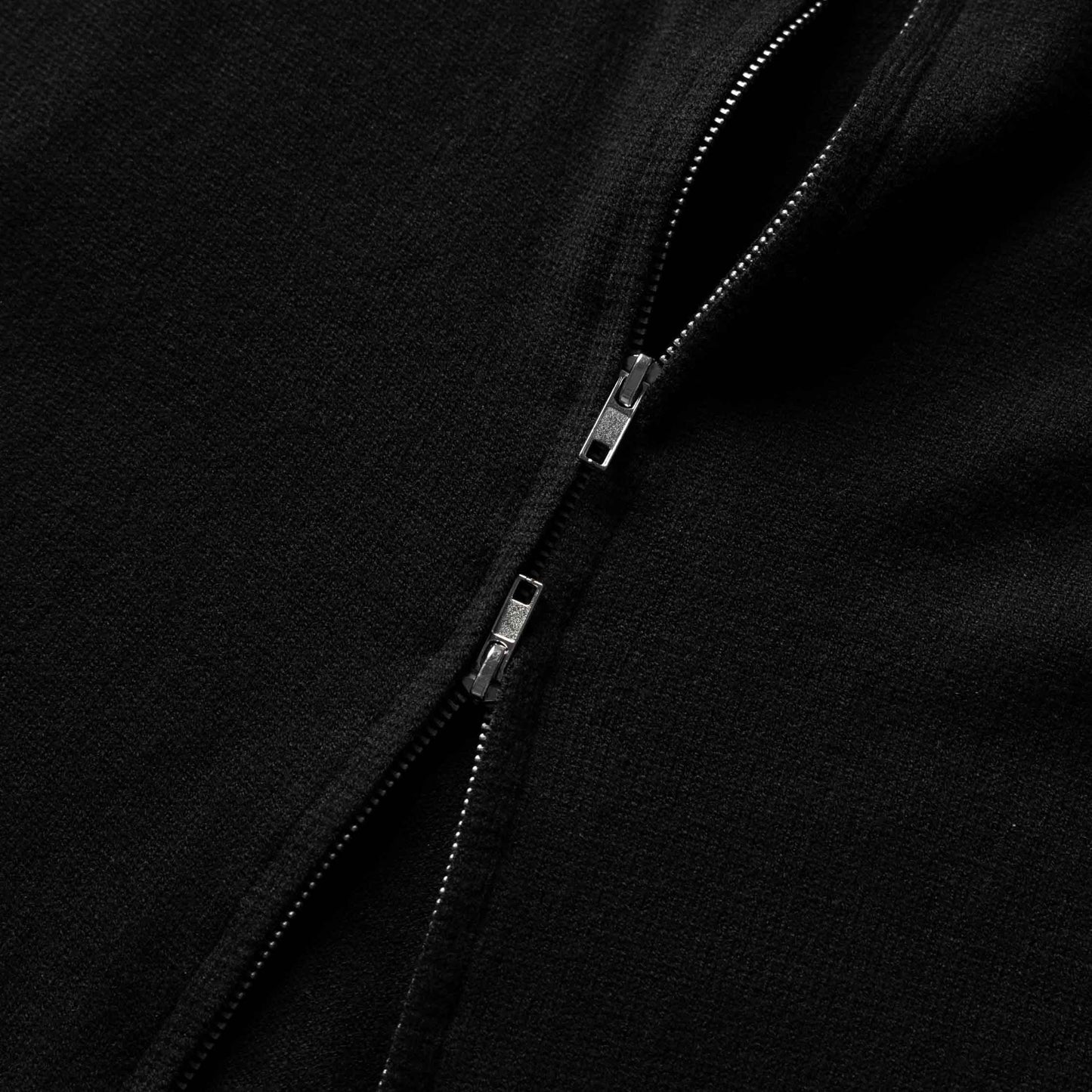 Black ATLU Two Way Zip Sweater