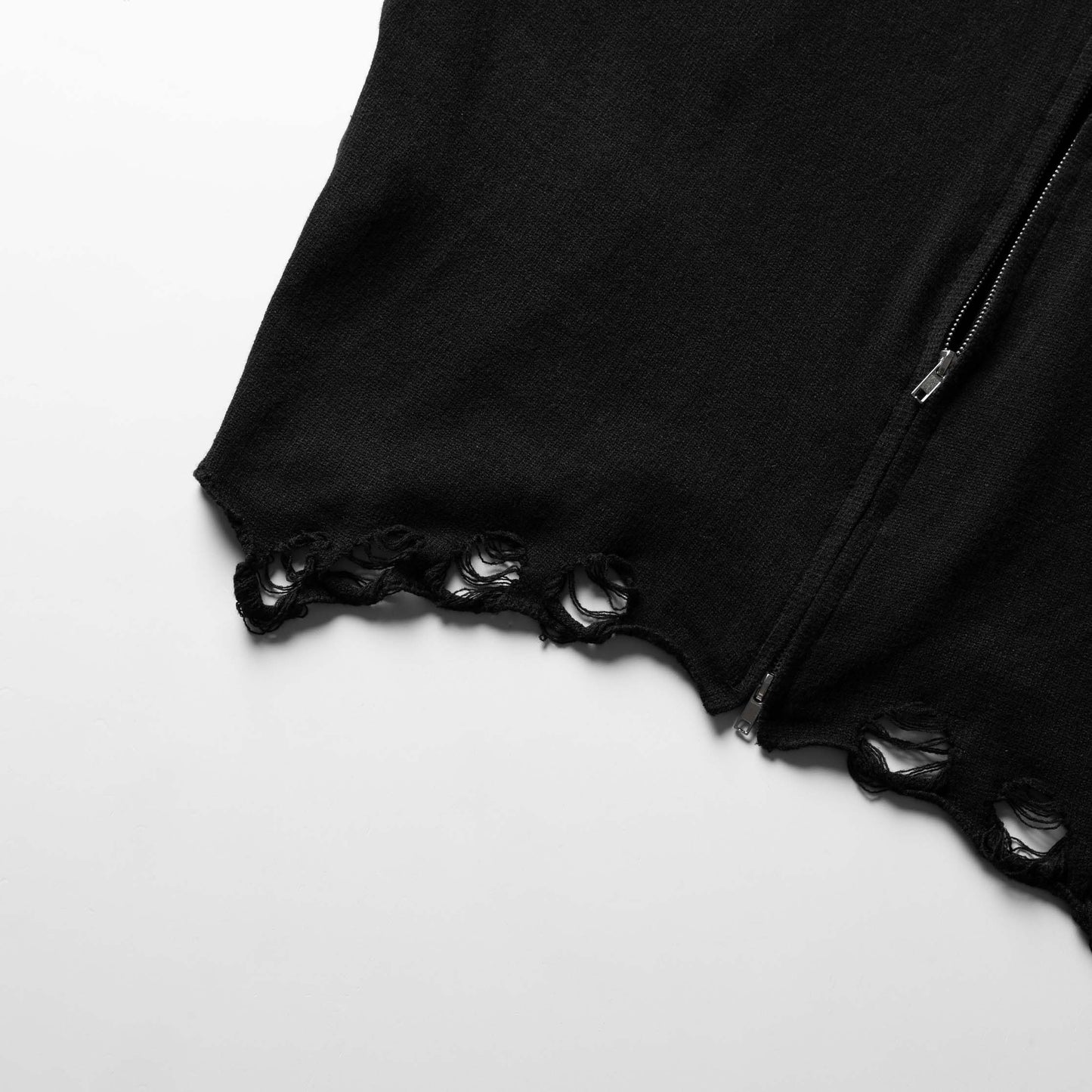 Black ATLU Two Way Zip Sweater