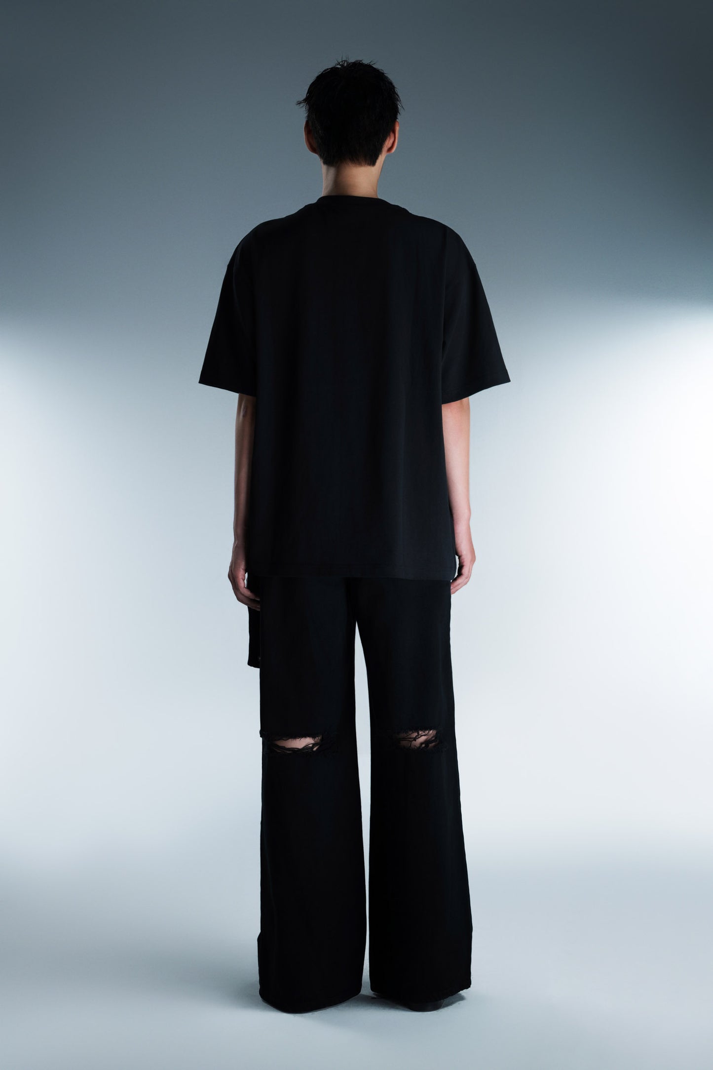 Black ATLU 2 Layer Zip T-shirt