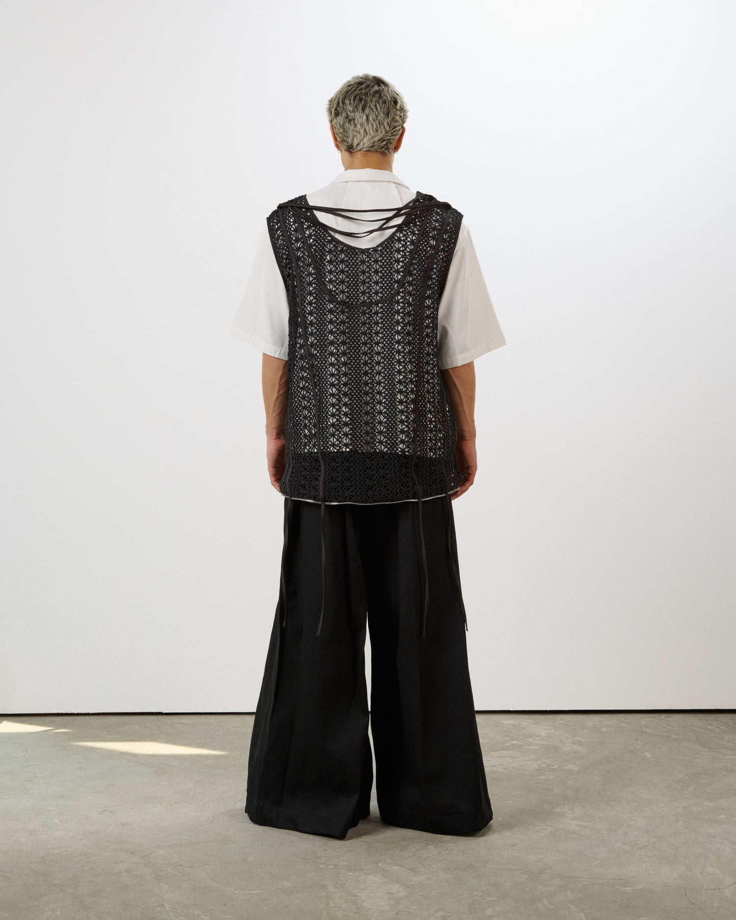 Black Basket Top