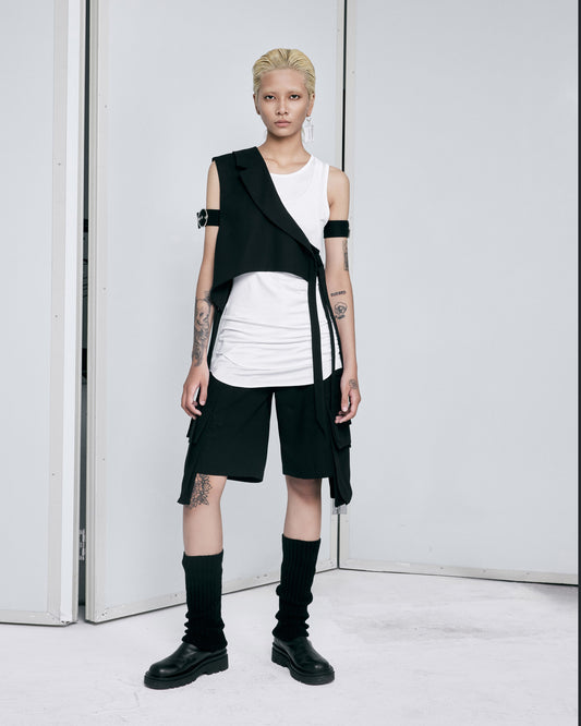 black-linen-asymmetric-vest-FORTYTHREE-astoud