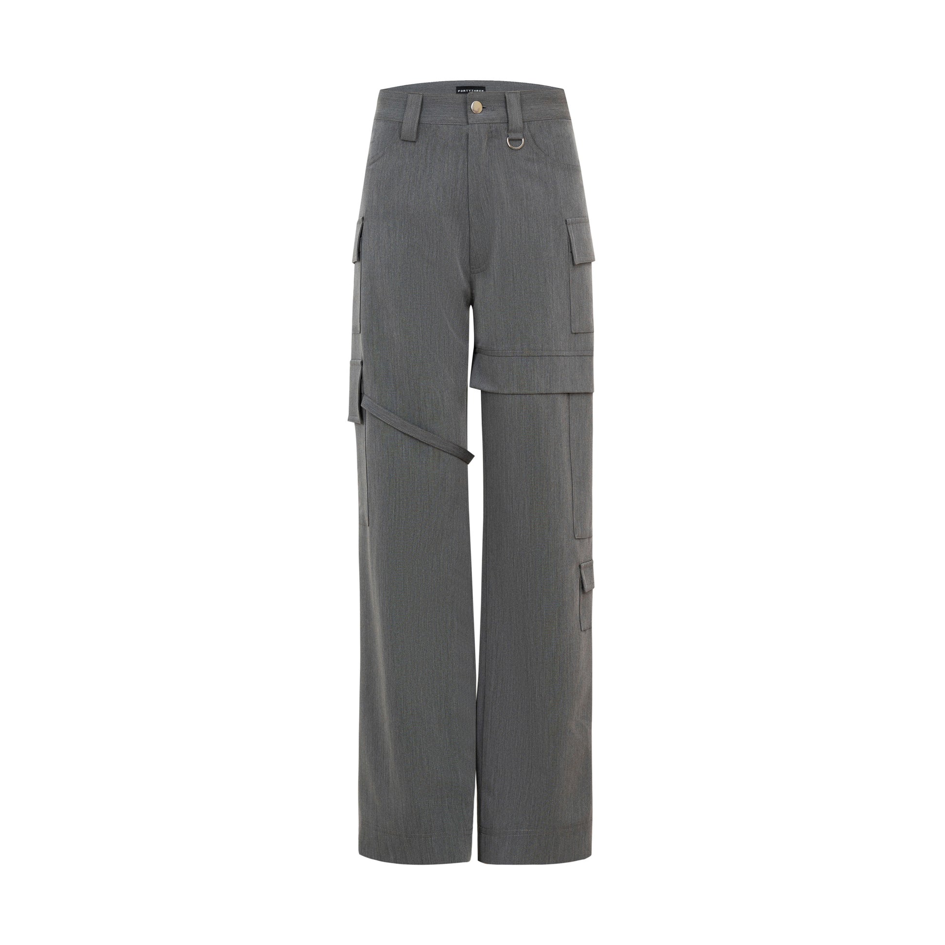 ultimate-grey-silk-khaki-cargo-pants-FORTYTHREE -ASTOUD
