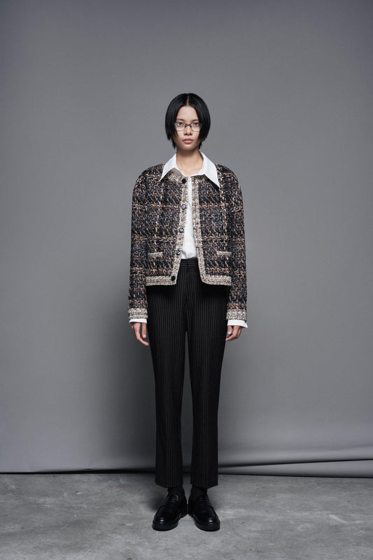 black-pinstriped-high-waisted-pants-FORTYTHREE-astoud