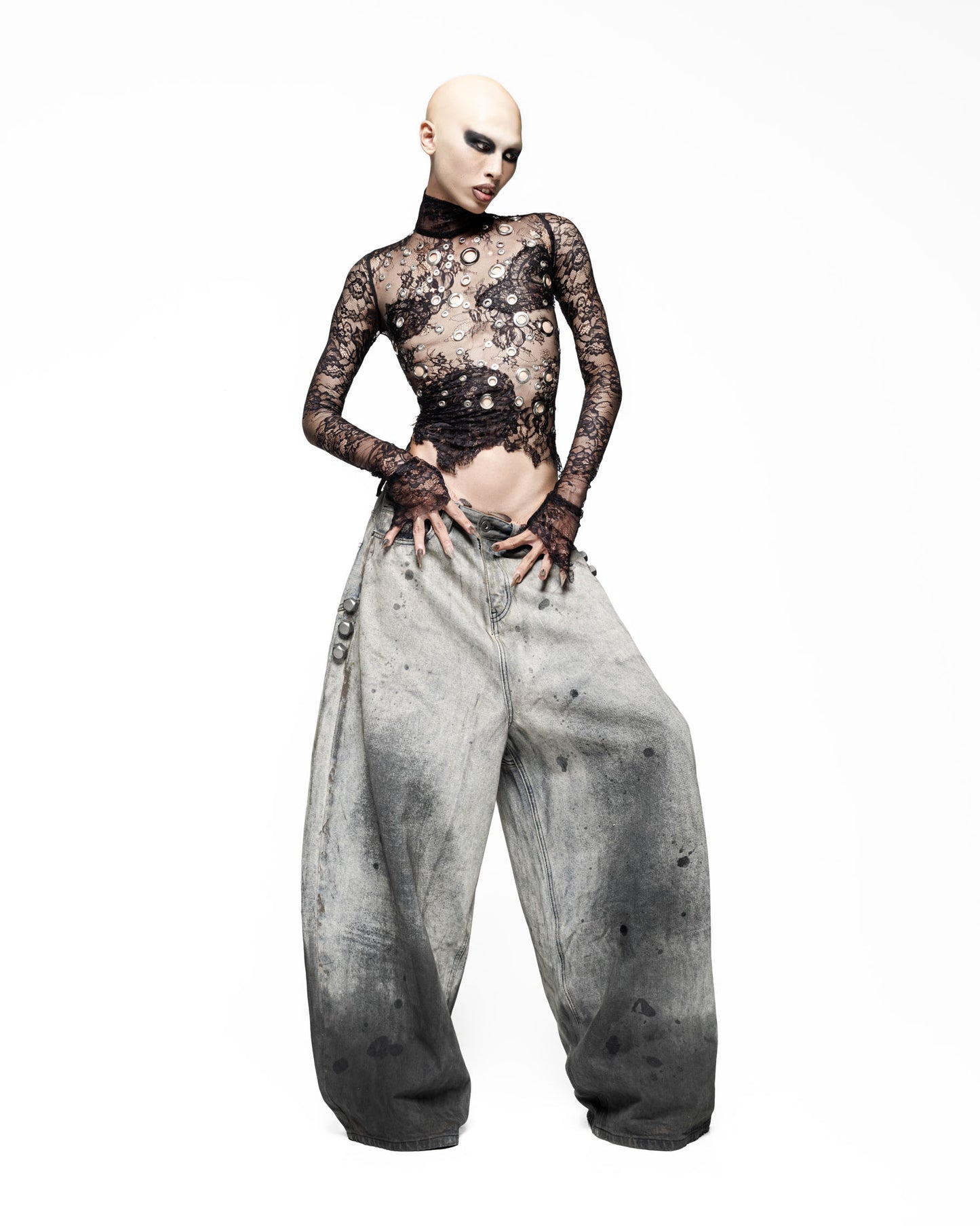 DEMURE BUT DEMONIC TOP astoud latui atelier