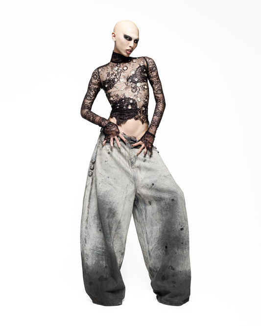 DEMURE BUT DEMONIC TOP astoud latui atelier